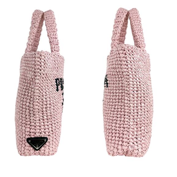 Prada Raffia Small Tote Bag - Picture 3 of 8